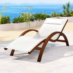 Gardeon Timber Outdoor Sun Lounge Armchair