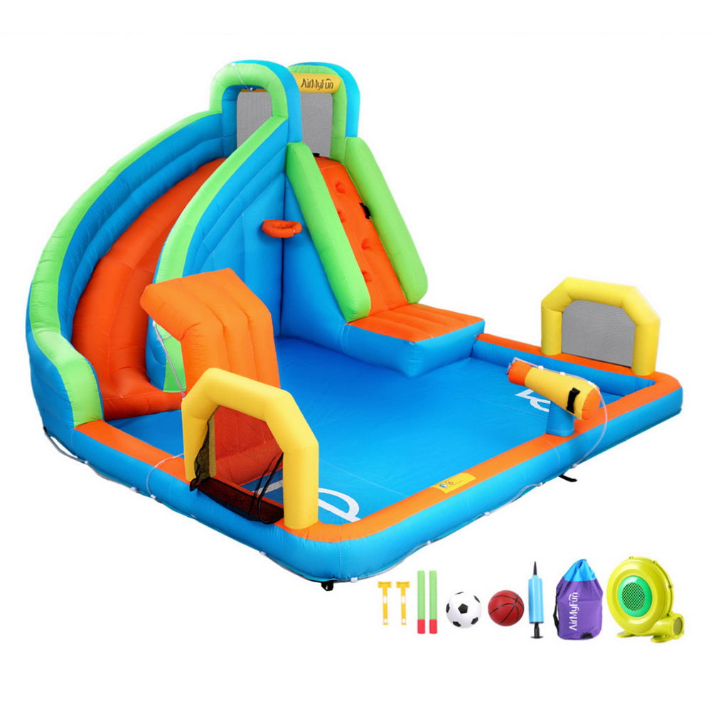 AirMyFun Kids Inflatable Water Park Slide