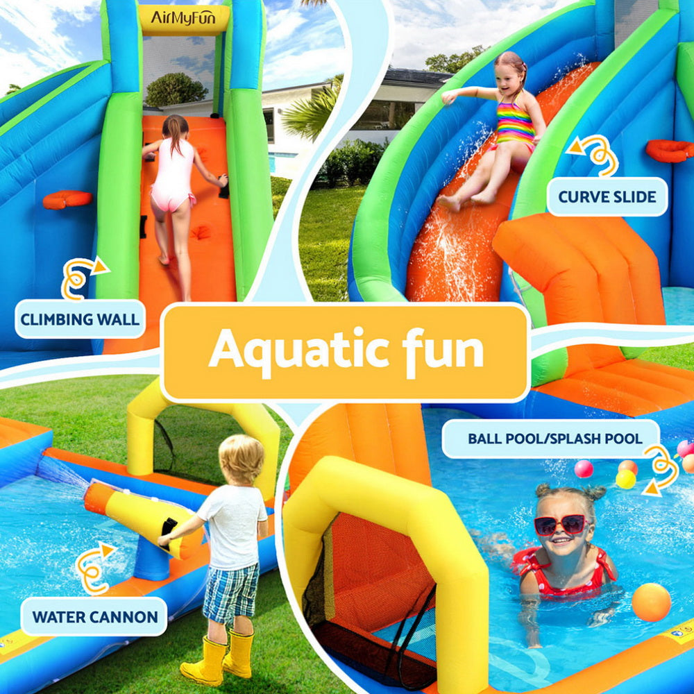 AirMyFun Kids Inflatable Water Park Slide