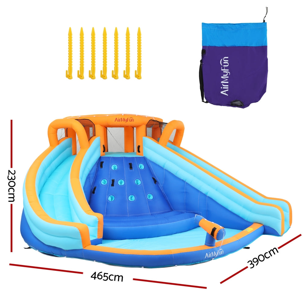 AirMyFun Kids Inflatable Water Slide Park