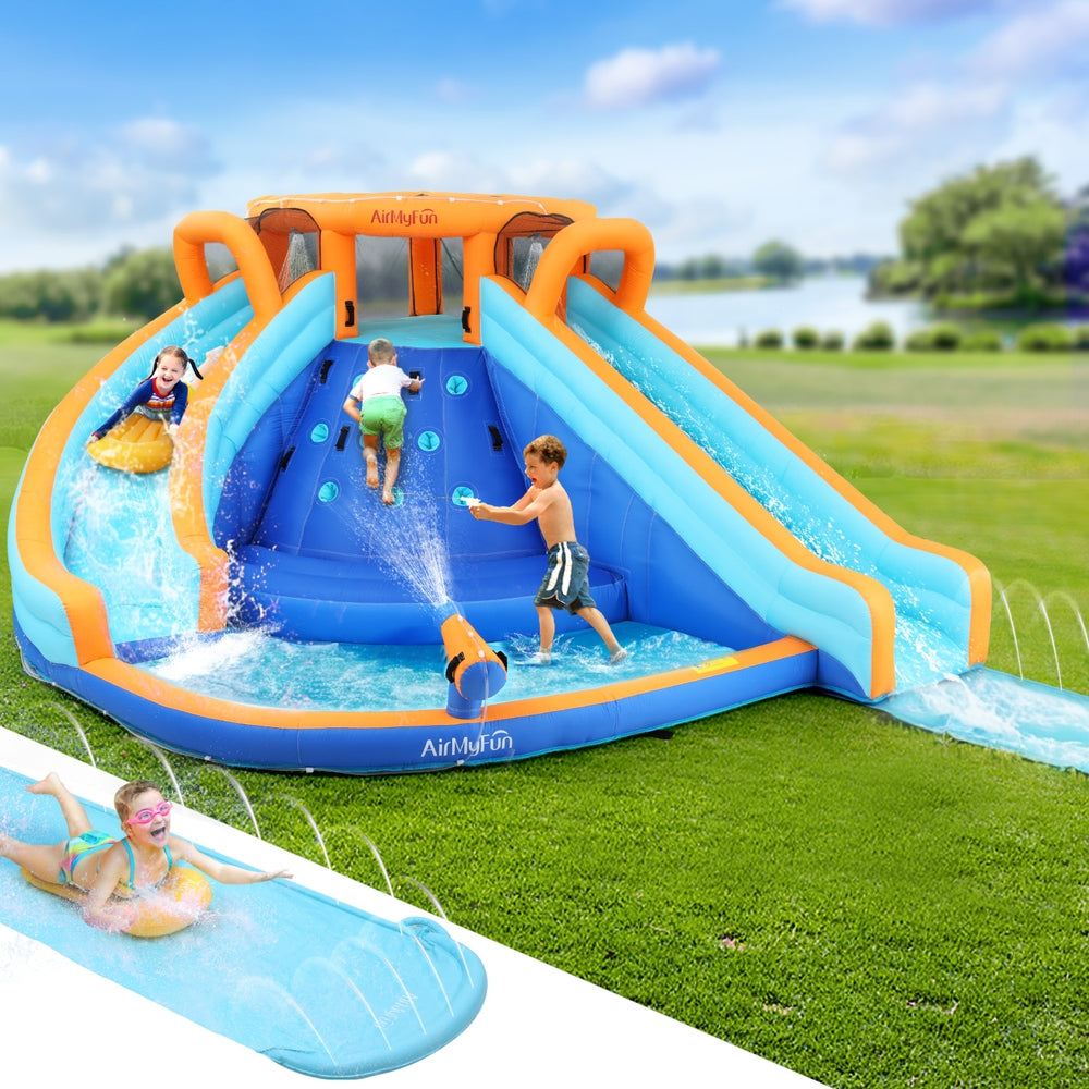 AirMyFun Kids Inflatable Water Slide Park