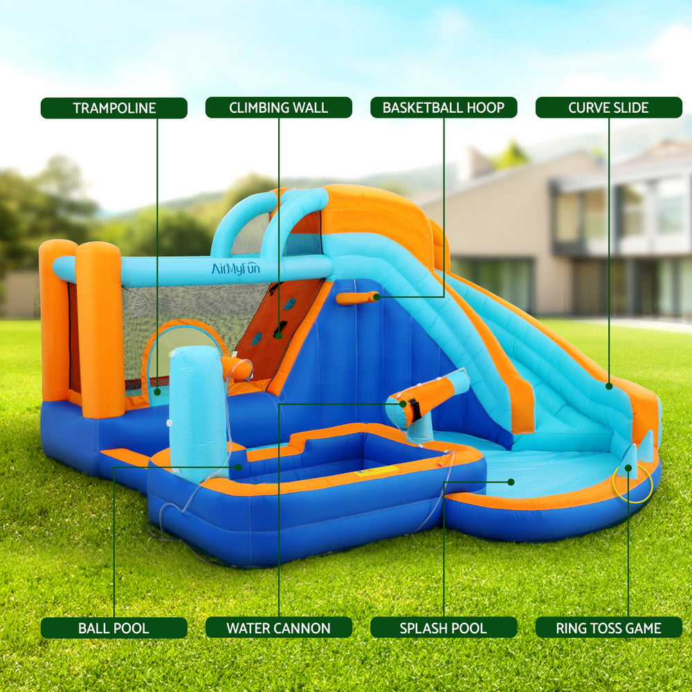 AirMyFun Inflatable Kids Water Slide Park