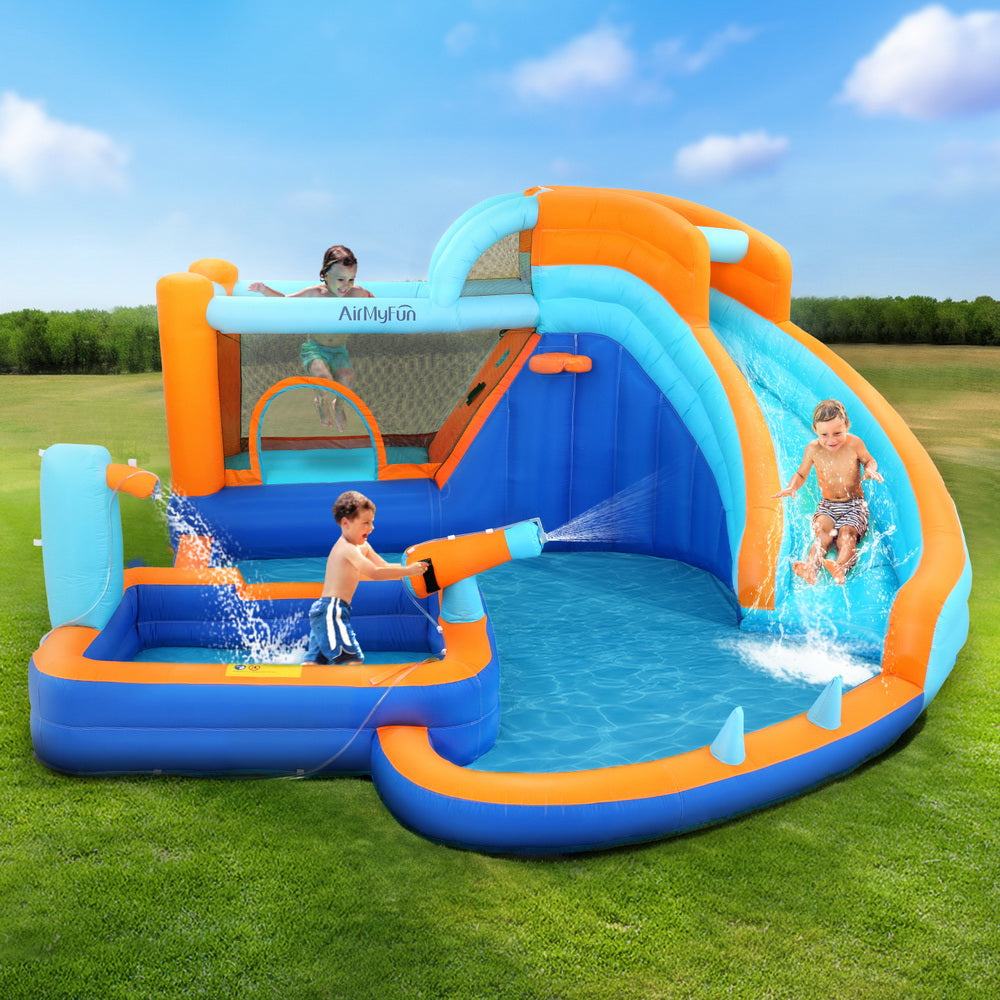 AirMyFun Inflatable Kids Water Slide Park