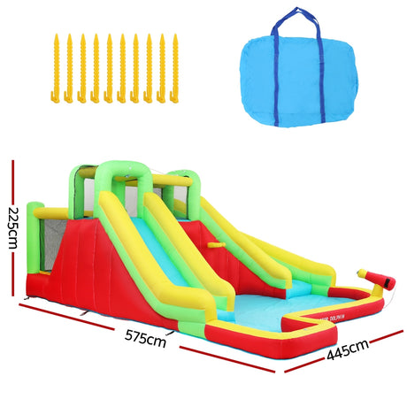 Doctor Dolphin Kids Inflatable Water Park Slide
