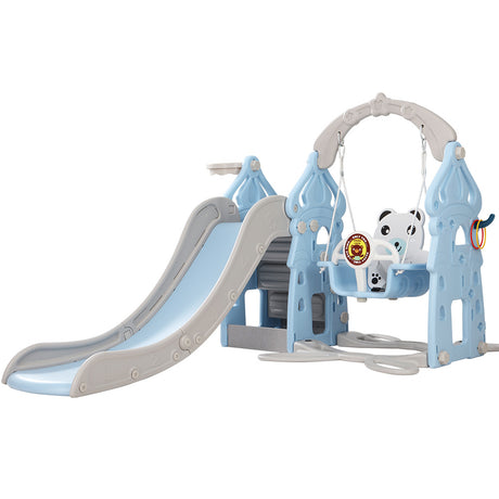 Keezi 5-in-1 Kids Slide Swing Set