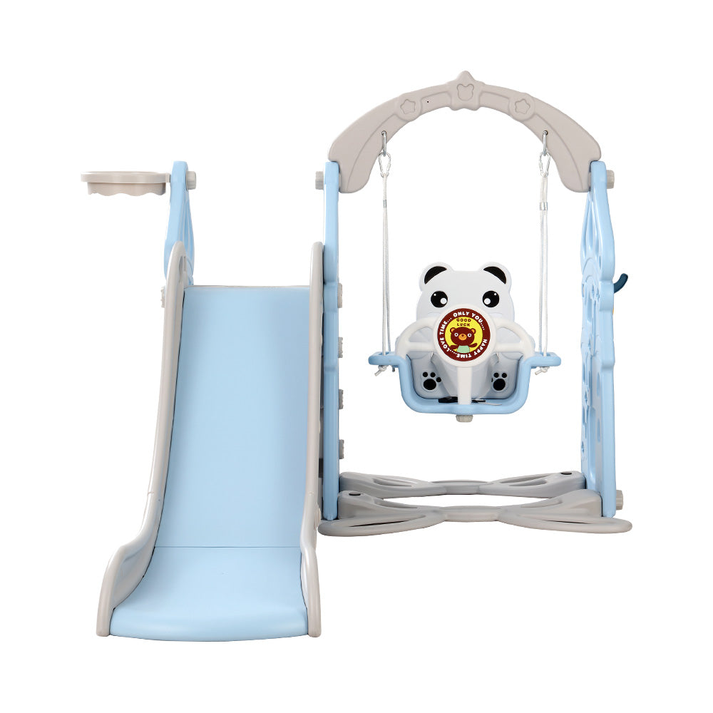 Keezi 5-in-1 Kids Slide Swing Set