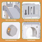 Keezi 4-in-1 Kids Slide and Swing Set