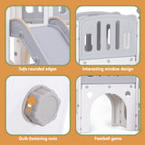 Keezi 4-in-1 Kids Slide and Swing Set