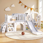 Keezi 4-in-1 Kids Slide and Swing Set