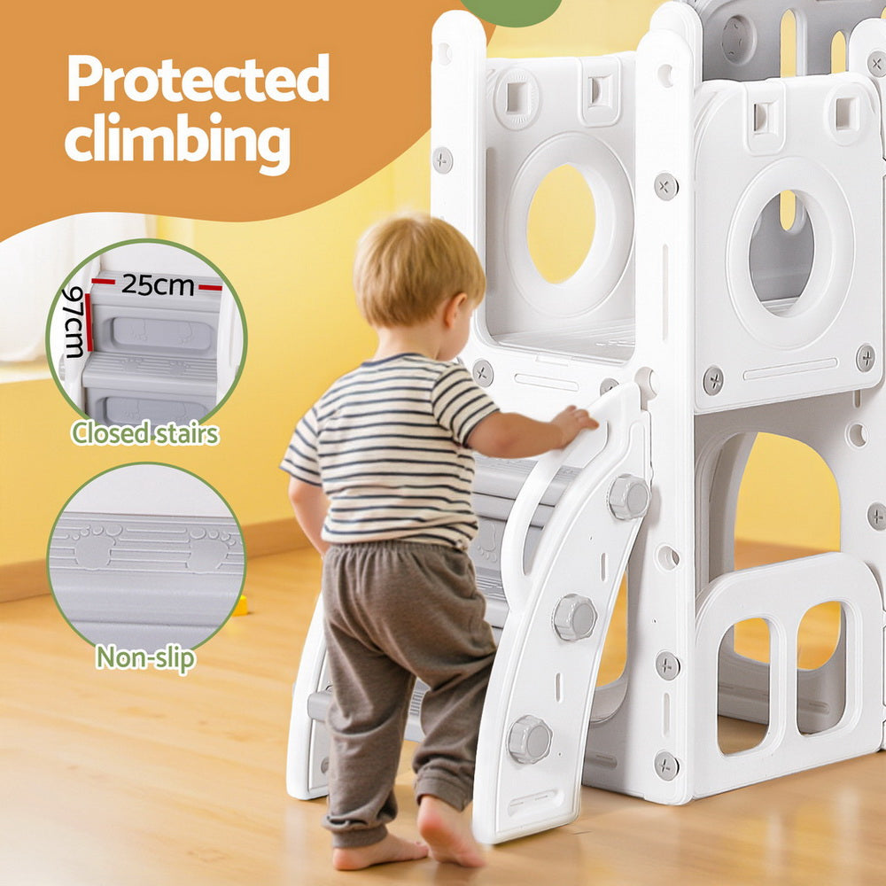 Keezi Kids 3-in-1 Slide Swing Set