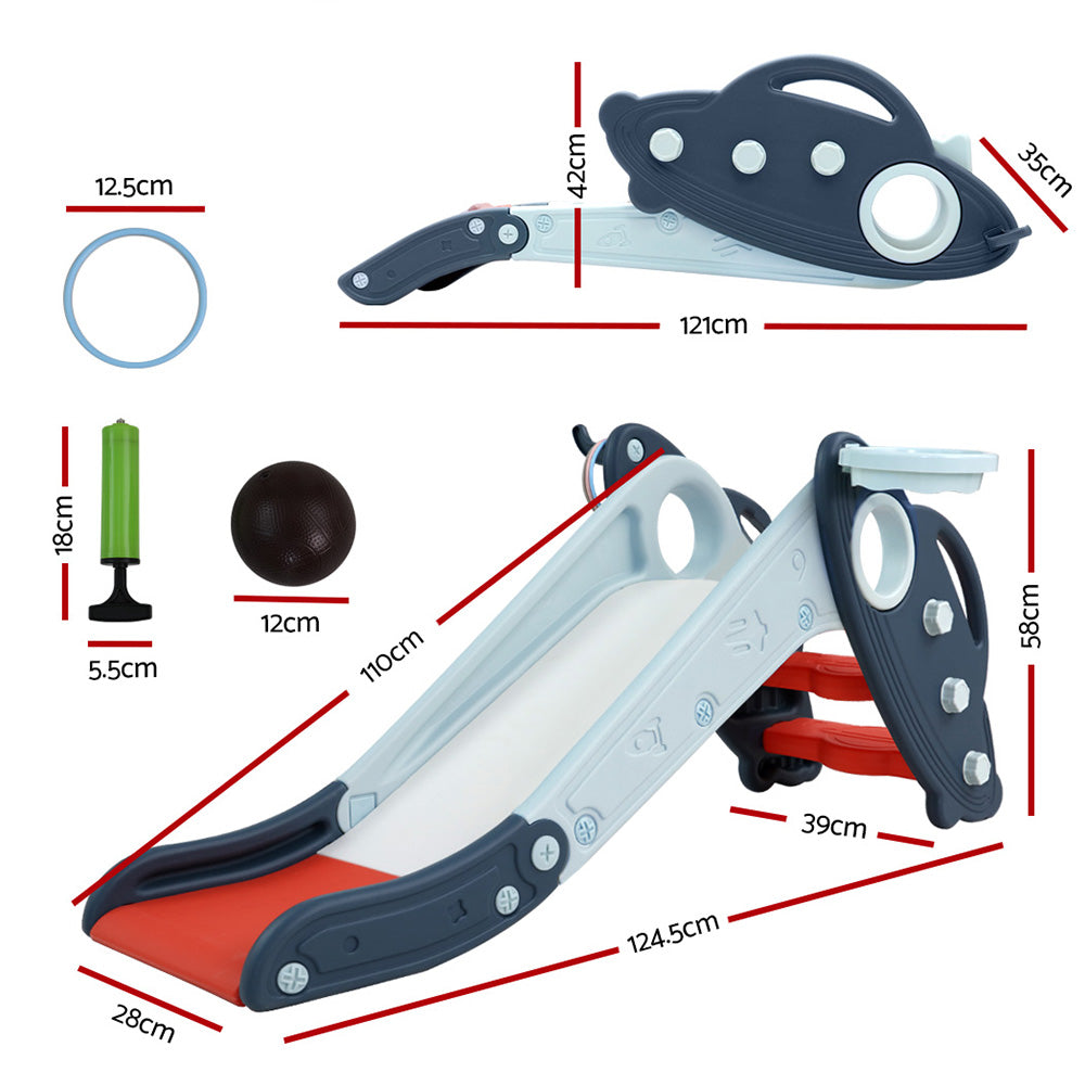 Keezi 3-in-1 Kids Slide and Play Set