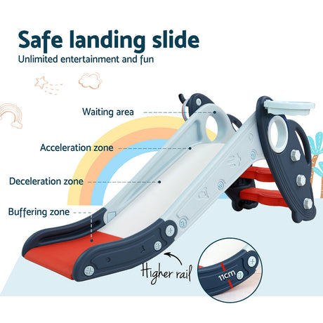 Keezi 3-in-1 Kids Slide and Play Set