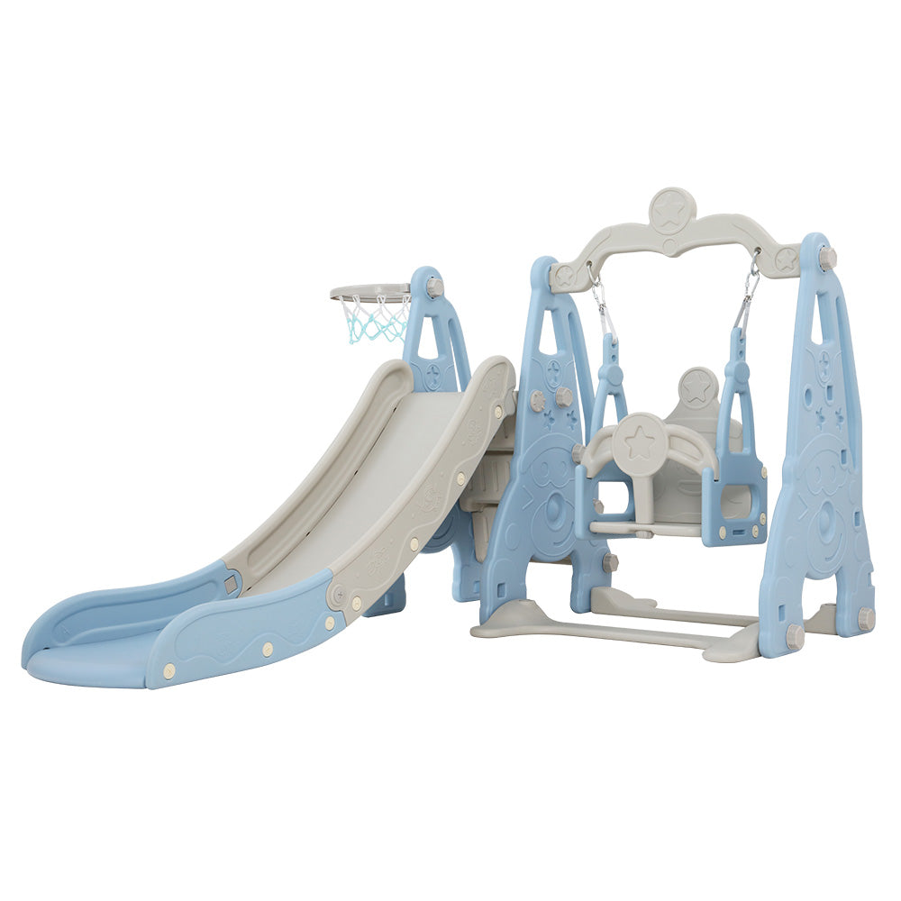 Keezi Kids 3-in-1 Slide Swing Set