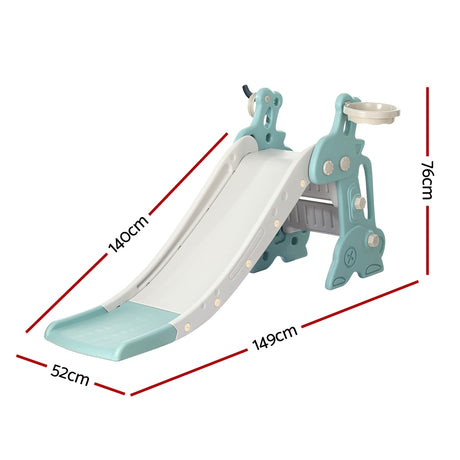 Keezi Kids 3-in-1 Slide and Play Set