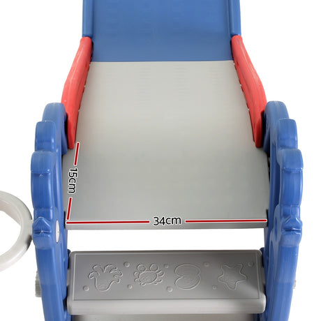 Keezi Kids Slide Set with Basketball Hoop