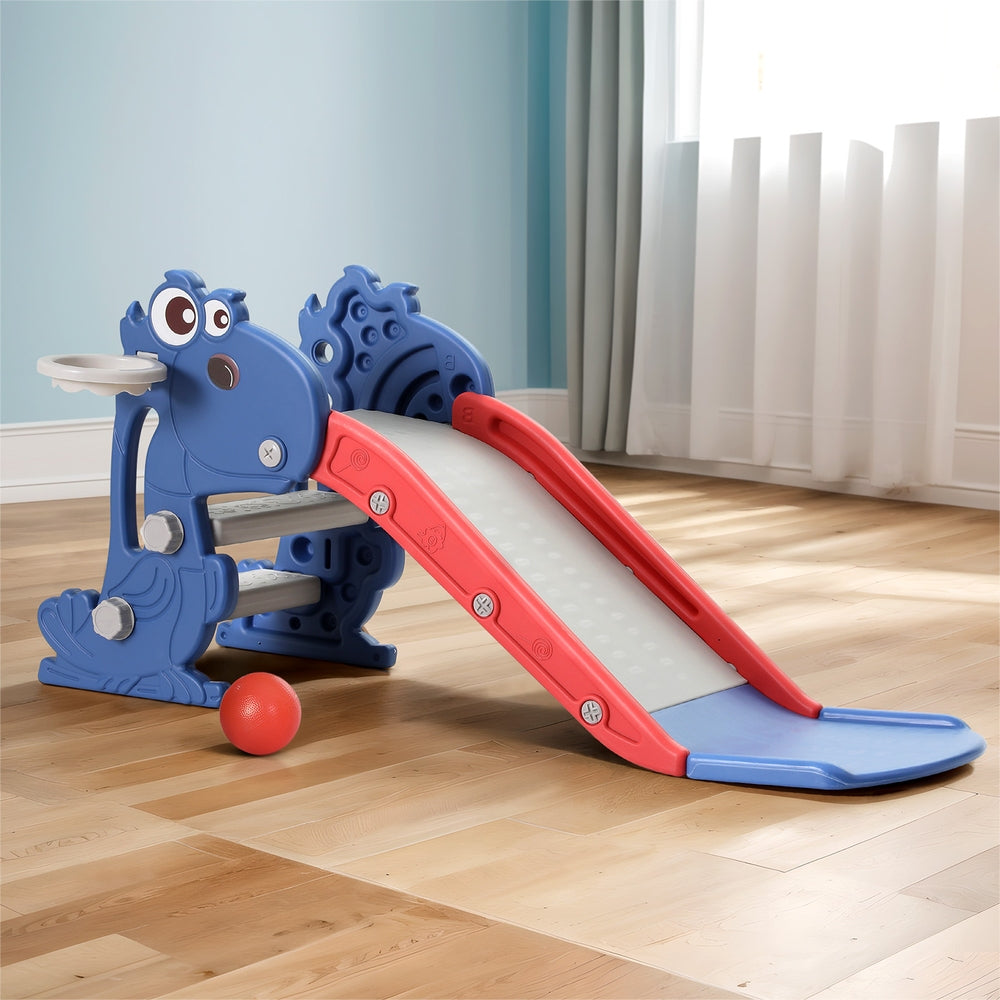 Keezi Kids Slide Set with Basketball Hoop