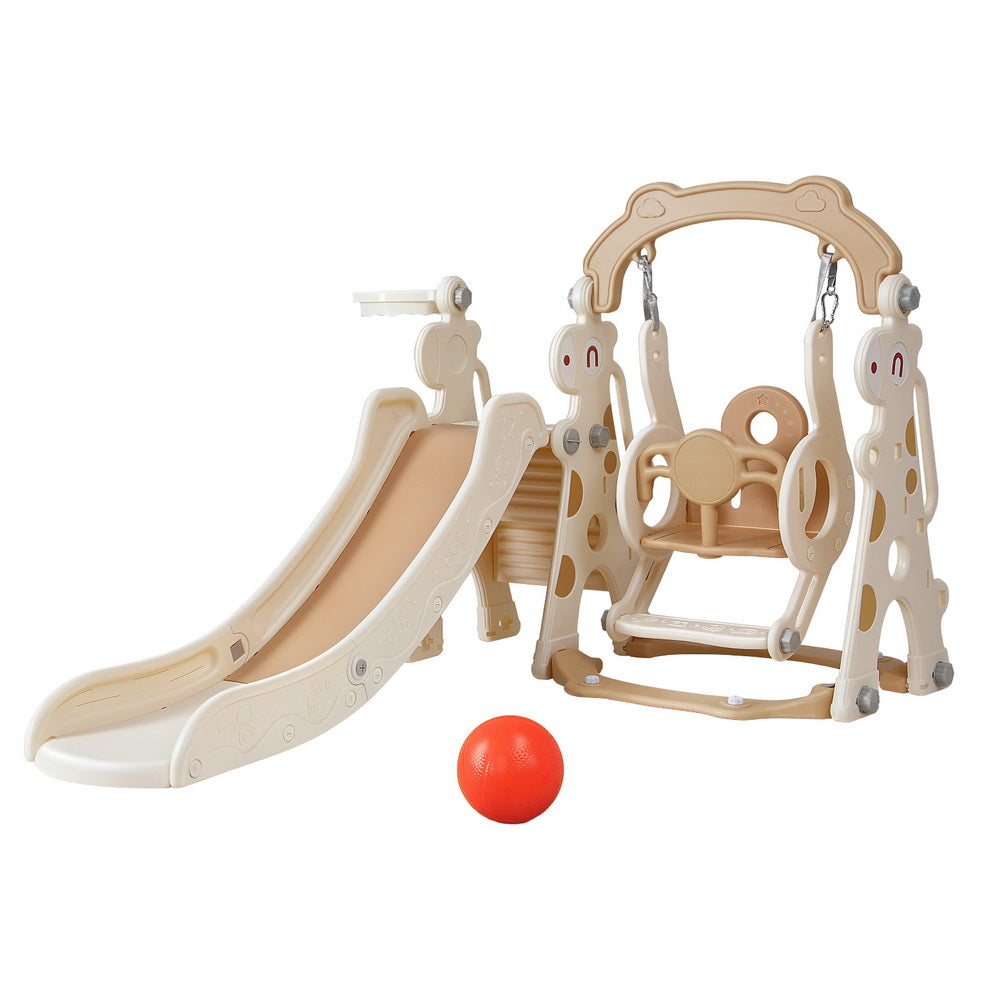 Keezi Kids 3-IN-1 Slide Swing Set