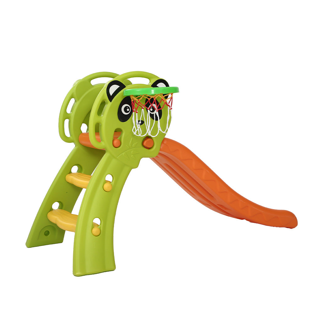 Keezi Kids 2-in-1 Slide and Basketball Set