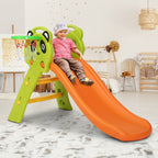 Keezi Kids 2-in-1 Slide and Basketball Set