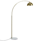 Modern Arched Floor Lamp with Marble Base