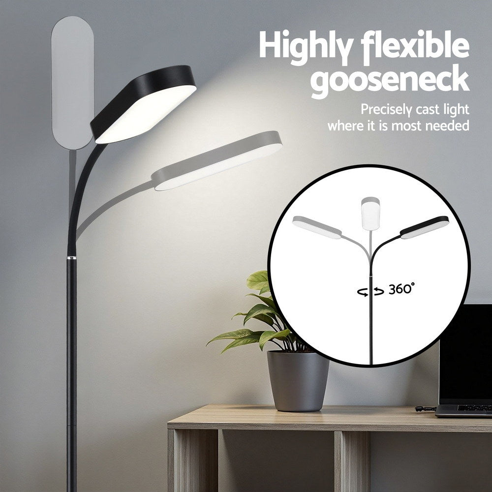 LED Floor Lamp with Remote Control and Adjustable Color Temperature