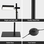 Modern Adjustable LED Floor Lamp 360° Rotating