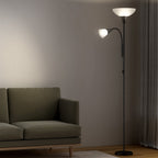 Modern Black Mother and Child Floor Lamp