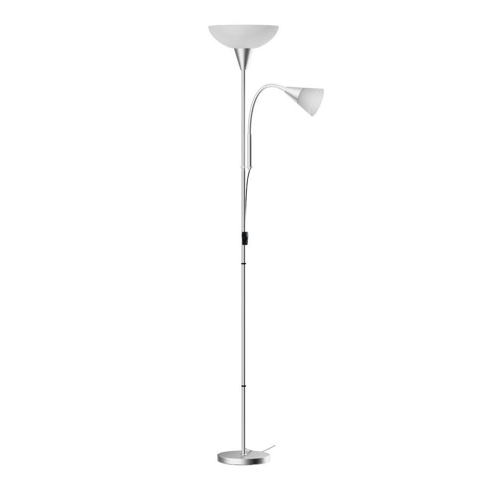 Modern Silver Floor Lamp for Home and Office