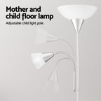 Modern Silver Floor Lamp for Home and Office