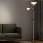 Modern Silver Floor Lamp for Home and Office