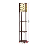 Elegant Floor Lamp with 3-Tier Storage Shelf