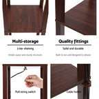 Elegant Floor Lamp with 3-Tier Storage Shelf