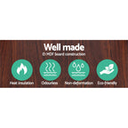 Vintage Floor Lamp with 3-Tier Shelves