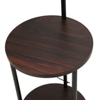 Adjustable Floor Lamp with 2-Tier Shelf