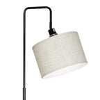 Adjustable Floor Lamp with 2-Tier Shelf