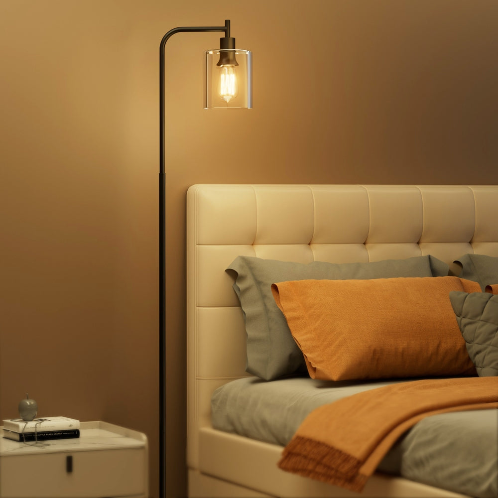 Modern Glass Shade Floor Lamp for Home