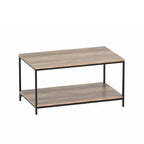 Artiss 93CM Rectangular Walnut Coffee Table