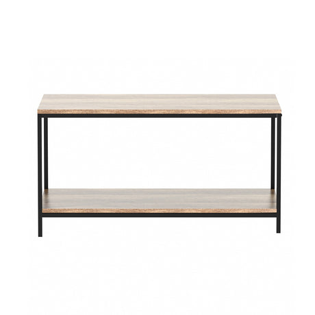 Artiss 93CM Rectangular Walnut Coffee Table