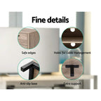 Artiss Tania 132cm Oak & Black TV Cabinet