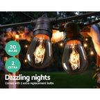 Allure Home 20m LED Festoon String Lights