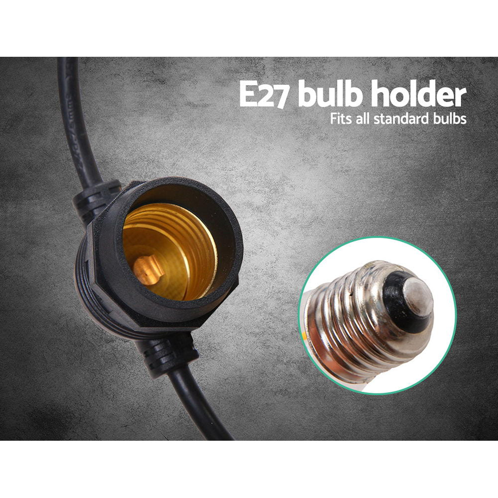 74m Waterproof LED Festoon String Lights