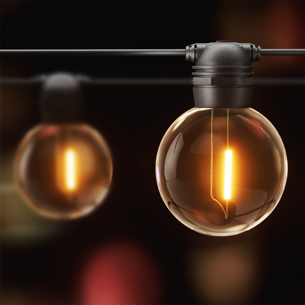 17m Solar Festoon String Lights for Events