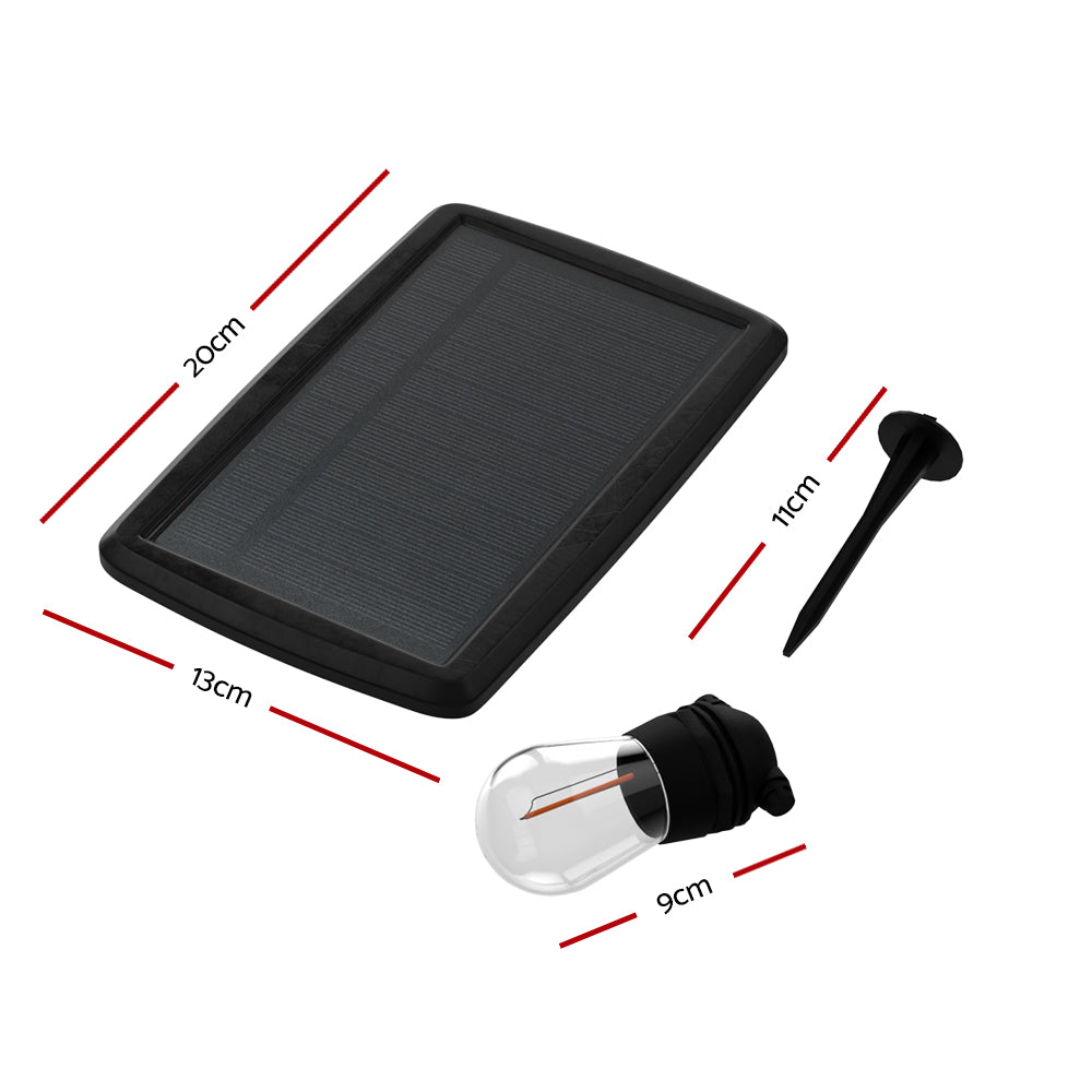 Allure Home 32m Solar LED Festoon Lights