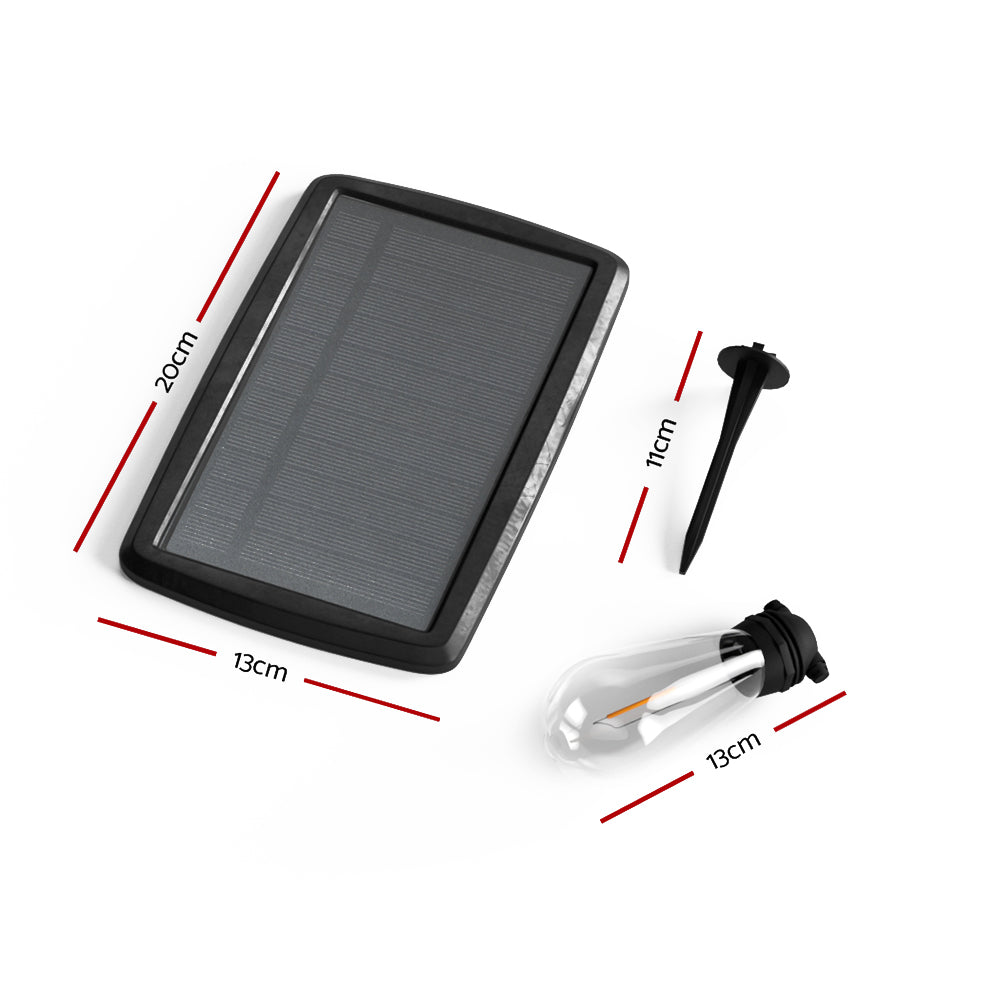 17m Solar LED Festoon String Lights