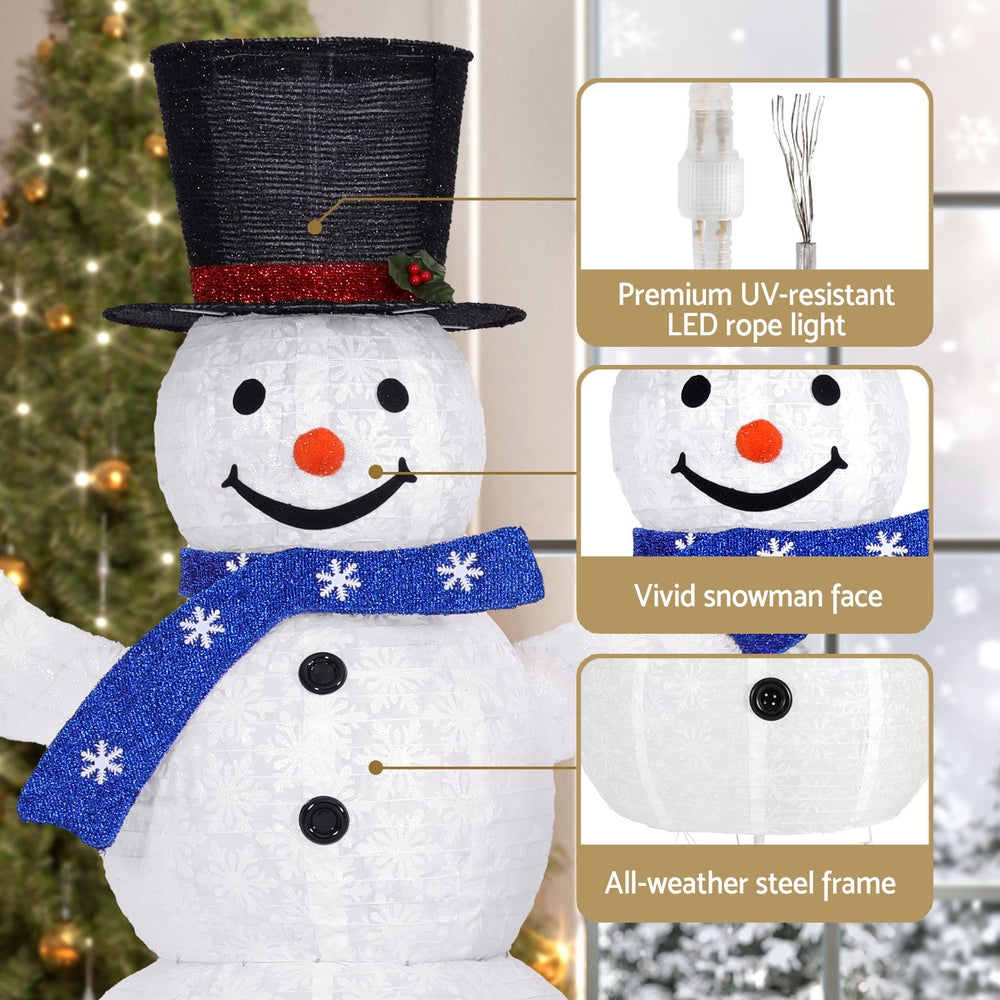 Jingle Jollys LED Snowman Light Set