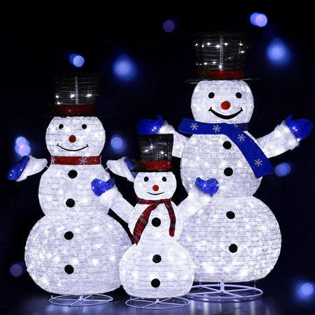 Jingle Jollys LED Snowman Light Set