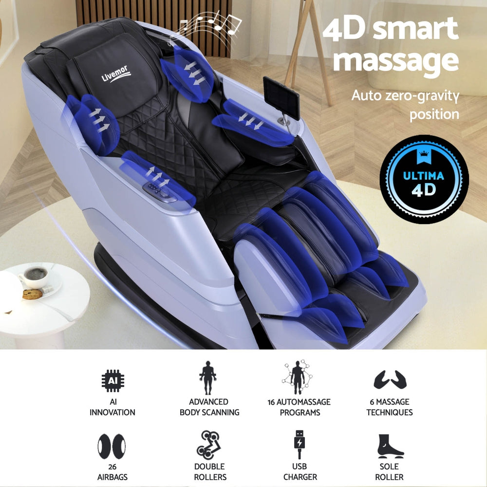 Livemor 4D Electric Massage Chair Miraj