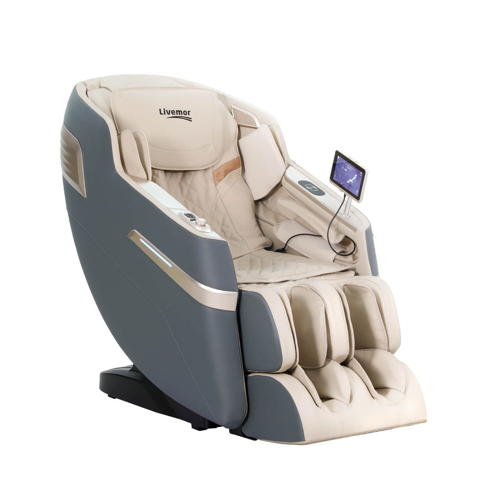 Livemor 4D Electric Massage Recliner - Gray
