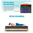 Giselle Bedding 24cm Pillow Top Bonnell Mattress