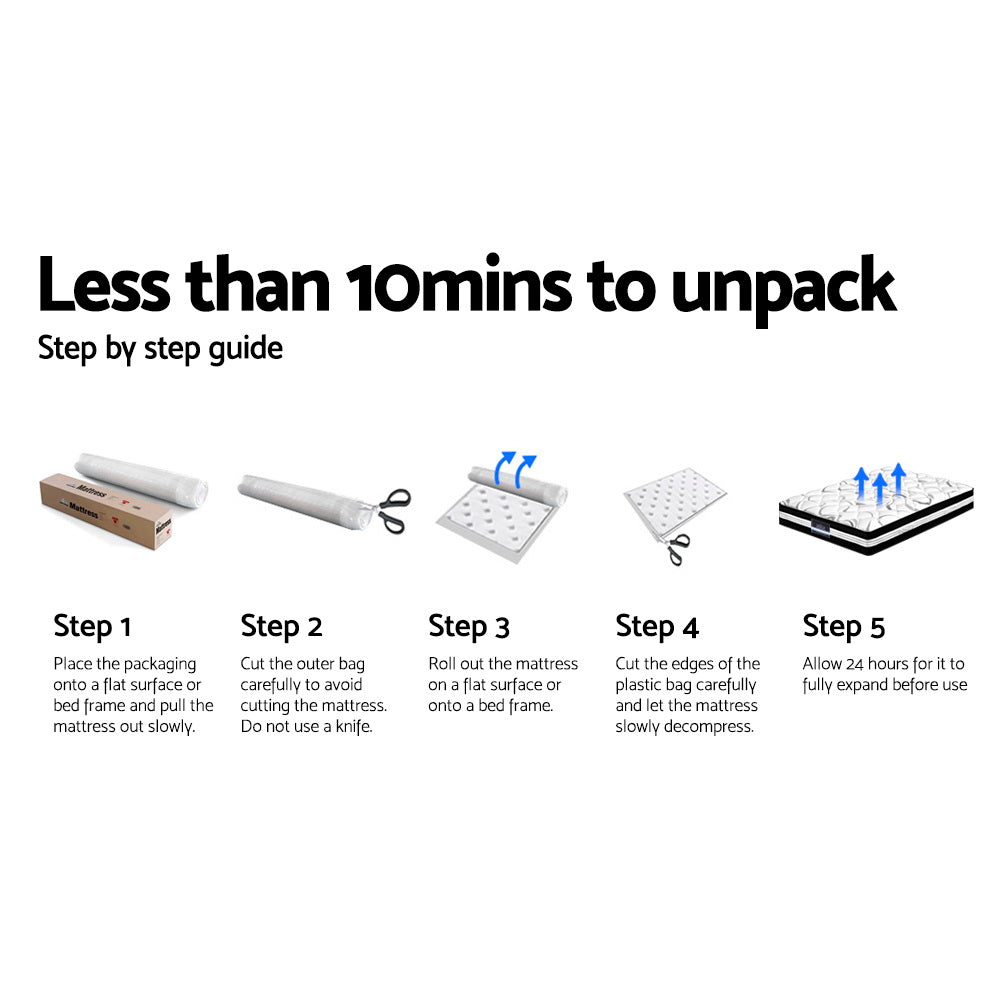 Giselle Bedding Euro Top Medium-Firm Mattress